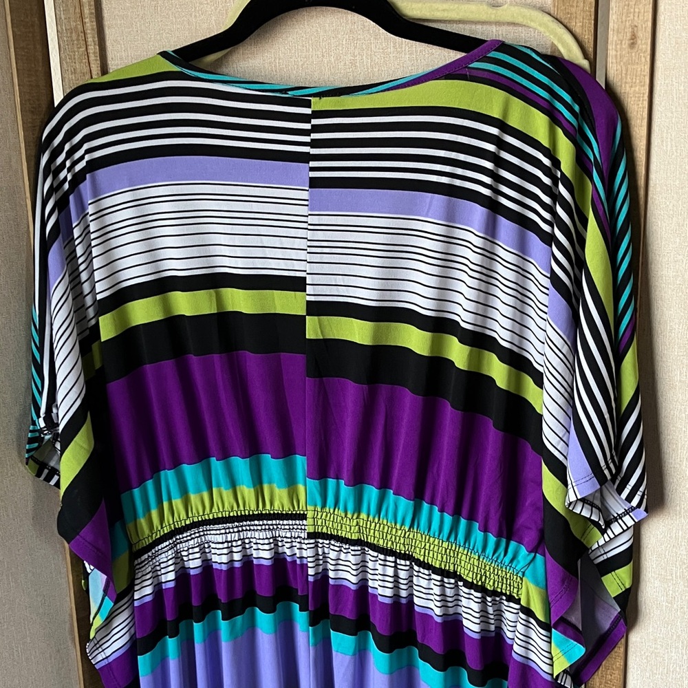 FINAL MARKDOWN Intriguing Threads Women's Striped dress 18w - Picture 8 of 13